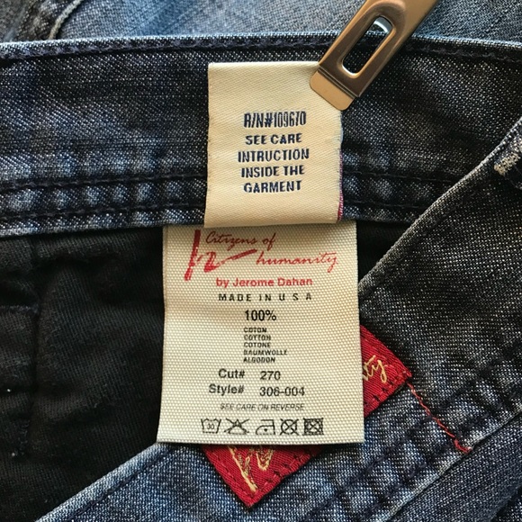 COH Women’s medium blue denim mini skirt with pockets in size 28 or 6 in EUC - Picture 10 of 11